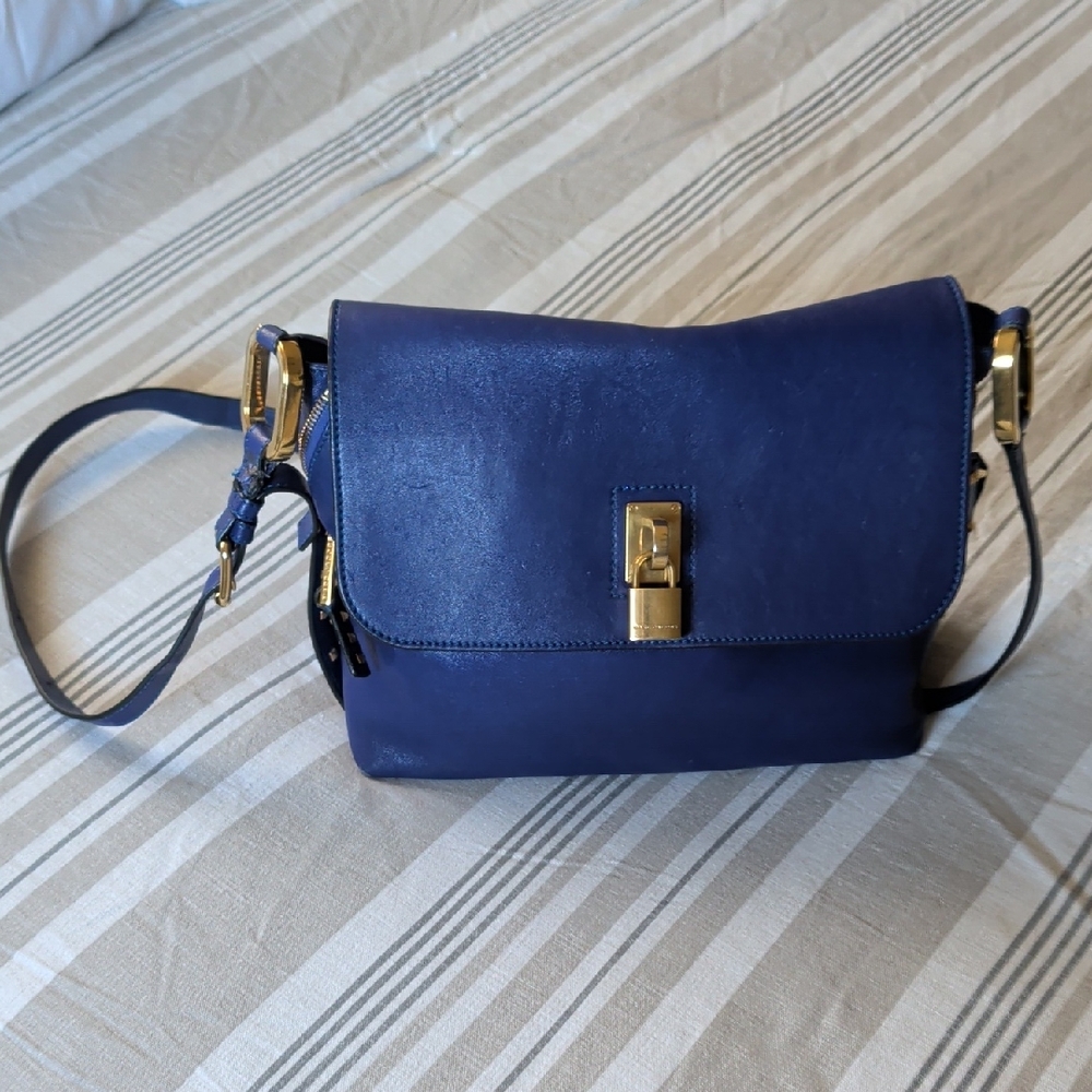 Marc Jacobs Cobalt Blue Crossbody Purse